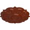 Ekena Millwork Deria Ceiling Medallion (Fits Canopies up to 6"), Hand-Painted Firebrick, 20 1/4"OD x 1 1/2"P CM20DRFIF - alternate 3